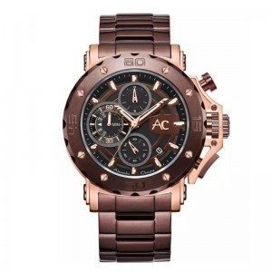 Alexandre Christie AC 9205 Rosegold Brown Steel MCBROBO